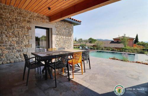 Villa la crozette 4 étoiles, climatisée avec grande piscine - Foto 16