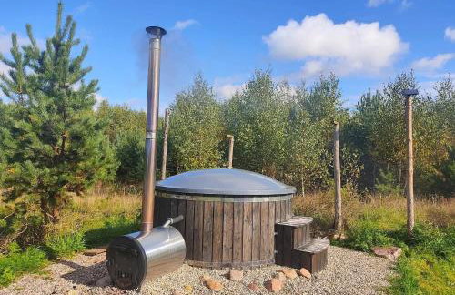 Domek Uroczy Golubie ,niedaleko stoku Koszałkowo ,balia,sauna,kominek,ognisko - Foto 9