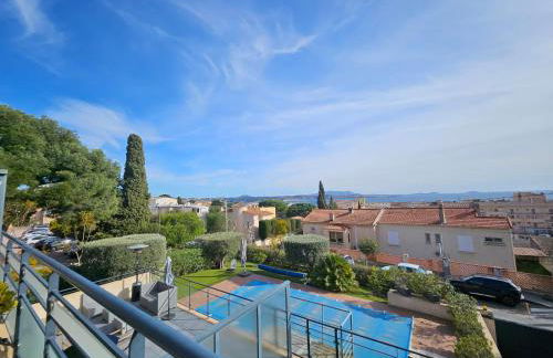 Agréable appartement vue mer à Bandol Piscine - Foto 12