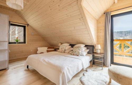 AleBale Przesieka luksusowy dom z bali z widokiem na Karkonosze - Foto 25