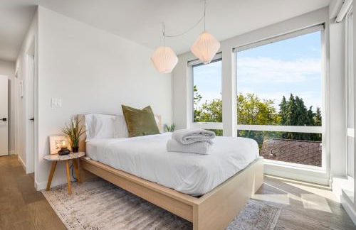 Rooftop Patio with Waterview, Private Garden & Grill 3BR 3BA- Modern Cityscape - Foto 24