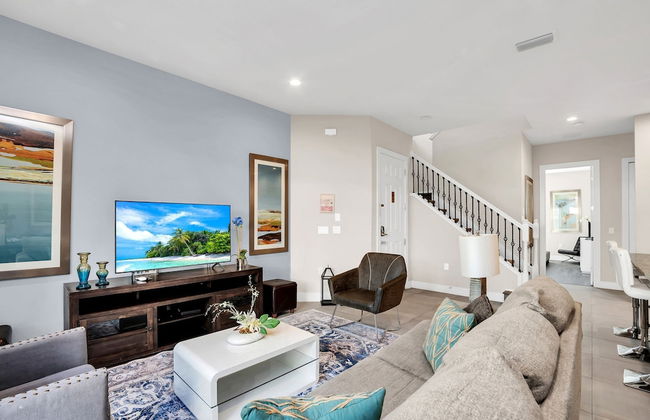 5 BR 6 BA Villa 5min Disneyworld Hot Tub BBQ - Foto 22