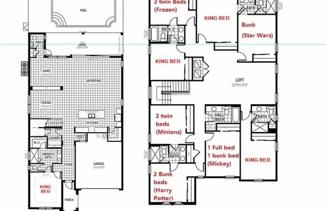 Villa Pool Spa Near Disney 9br 1571 - Foto 17