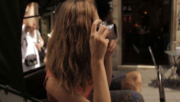 Fotografando Gênova do tuk tuk