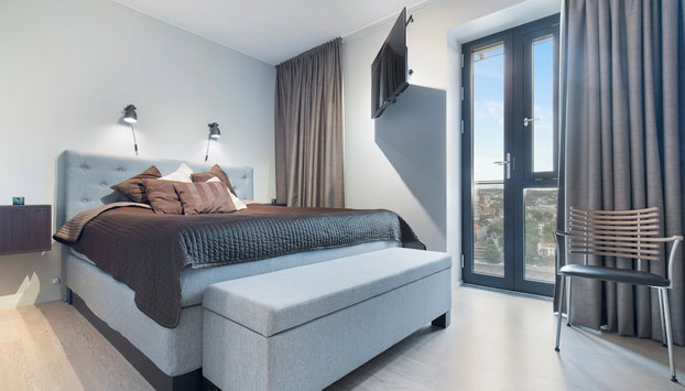 Central Penthouse on 19th Floor with Amazing View - Foto 4, Quarto