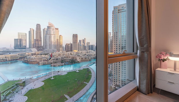 Skyline Majesty - Burj Khalifa and Fountain views - Foto 3, Habitación