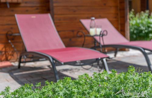Chalet La Calougeotte, jardin, spa et sauna privés - Foto 13