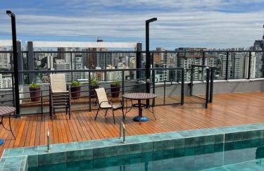 Studio com piscina a 1 minuto a pé do Metrô Brooklin - Foto 13