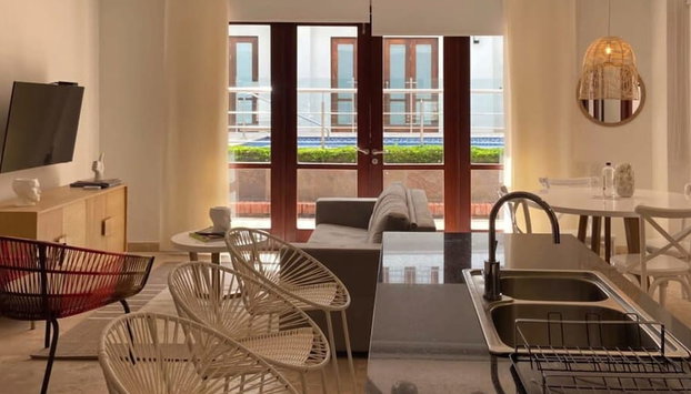 w Welcoming 1BR in Cartagena - Foto 2, Habitación