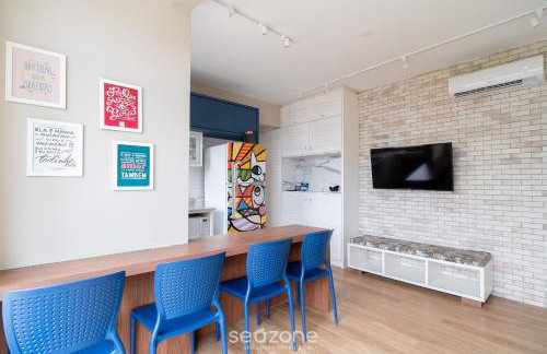 Apto pé na areia com vista p/ mar JBM - Foto 84