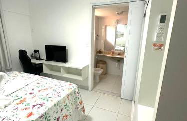 Flat Guarajuba 4 quartos térreo à Beira Mar - pé na areia - governança com arrumadeira e Wi Fi inclusos - Foto 15