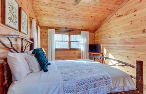 Secluded Cherry Log Cabin with Hot Tub and Swings! - Photo 25