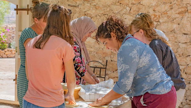 Durante il corso di cucina marocchina