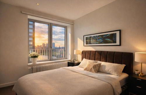 Beautiful view to Canary Wharf , O2 arena , near by London Excel 3-beds - Photo 11