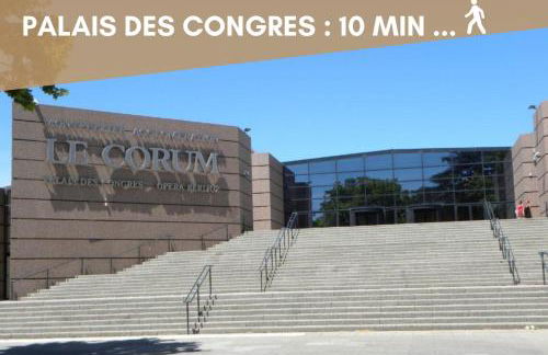 NOUVEAU - Jungle Montpeul - Clim - Wifi fibre - Netflix - 5' du centre et gare - Parking - Loggia - 15' des plages - Foto 24