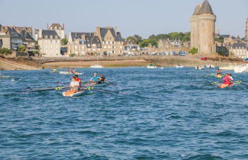 LOstra 2 - Appartement avec mezzanine, front de mer à Cancale sur le Port de La Houle - Foto 24