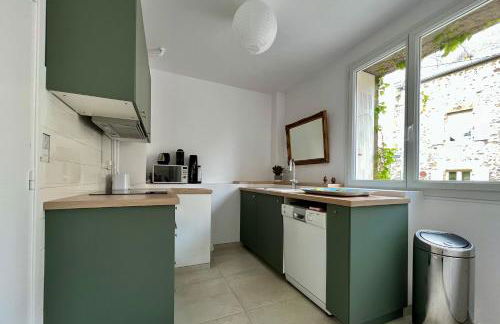 La Triolette, maison chaleureuse, indépendante et refaite à neuf dans le Vieux Coutainville, tourisme ou télétravail - Foto 19