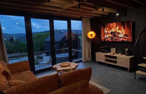 Czarne Domki Krempna z prywatnym jacuzzi - Foto 9