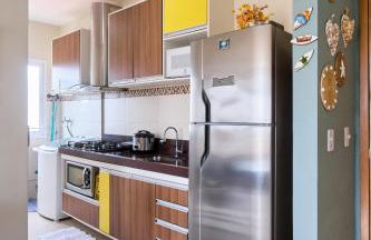 Dois Quartos, Sacada com Churrasqueira, a 400 MTS do Projeto Tamar e 800 MTS do Aquário - Foto 11