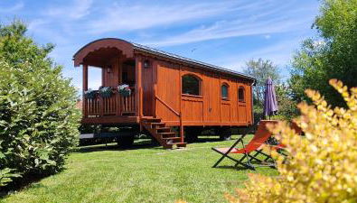 Gîte insolite en Champagne - Roulotte des Cahouriaux - Foto 3, Garden