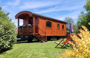 Gîte insolite en Champagne - Roulotte des Cahouriaux - Foto 3