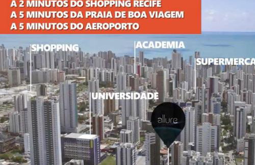 Flat VIP em Boa Viagem - Perto Aeroporto-Shopping Recife e Praia - check in 24h - wi-fi rápido - prédio piscina, coworking, academia e etc - Foto 51