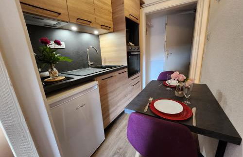 Gîte Myosotis, studio 2 personnes, avec salle de jeux et SPA dans la résidence - Foto 6