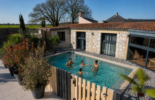 Maison Azur - Piscine - Cinéma privé - 15 min Saumur - Foto 7