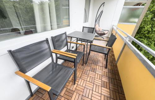 Messe-Apartment für 5 Gäste mit Balkon und Lift - Foto 25