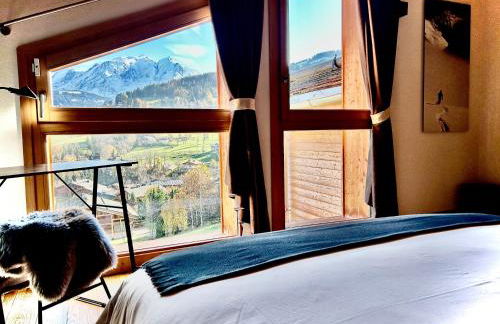 Demi-chalet de luxe avec piscine et vue Mont Blanc - FR-1-560-71 - Photo 22