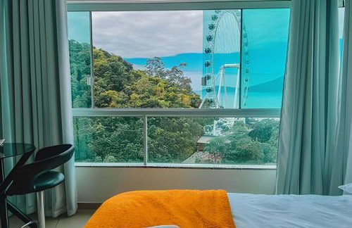 Loft vista panorâmica da Roda gigante e orla de BC - Foto 67