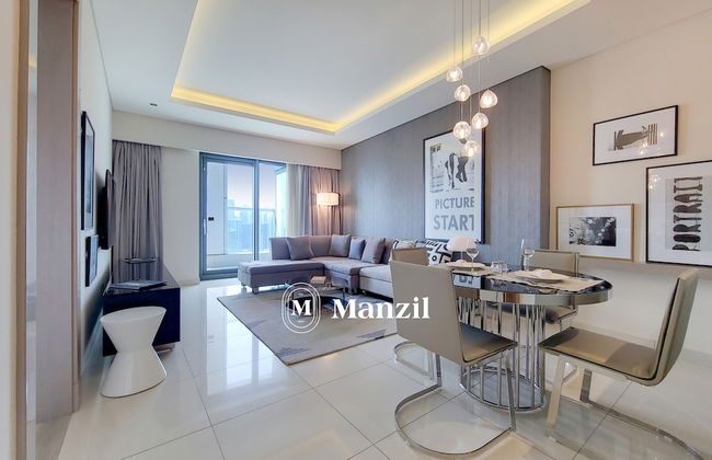 Manzil - Cozy 1BR in Paramount w Burj Khalifa View - Photo 13