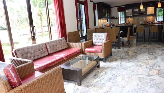 Zona de estar del vestíbulo