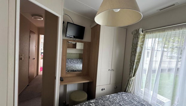 Family 3 Bedroom Caravan at Heacham Beach - Foto 2, Habitación