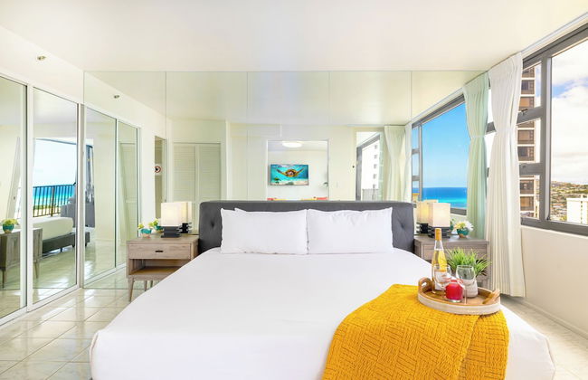 Diamond Head and Ocean views with King Bed and Parking - Foto 21