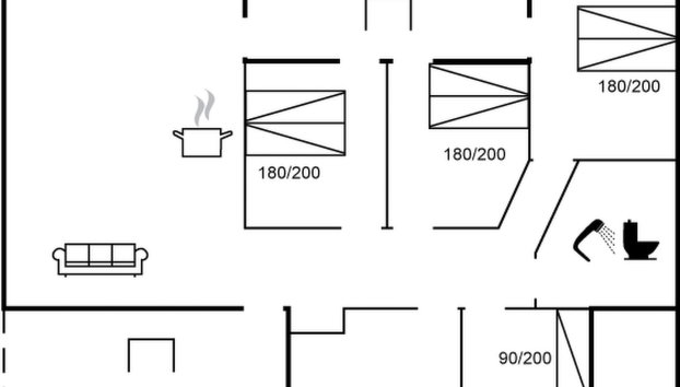 "Emilie" - 250m to the fjord - Foto 2, Floorplan