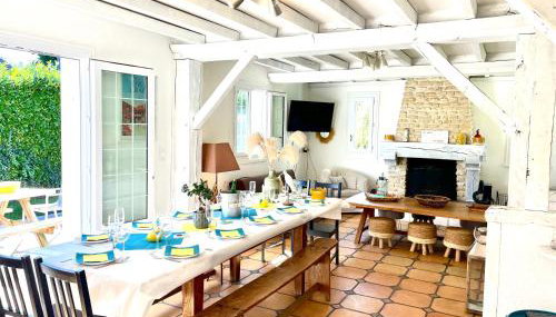 GITE 4 MN DE LA mer et cabourg, piscine, cheminée, table de ping pong, balançoire - Foto 2