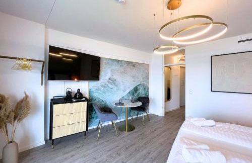 NEW I GREAT CITY VIEW I 32 FLOOR I BOXSPRINGBED and NETFLIX - Foto 11