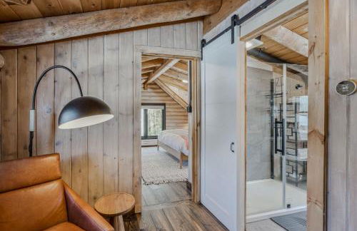 Log Cabin Fireplace Upper Valley - Wooded Chalet - Foto 21