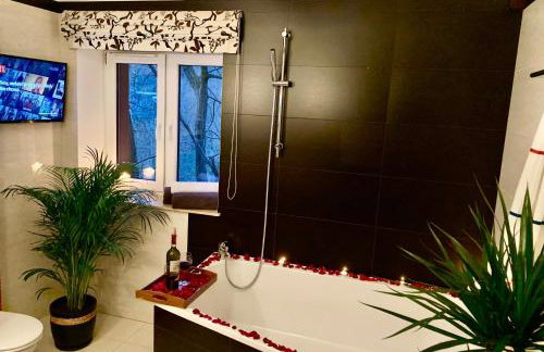 LAS SŁUPSKI PREMIUM LOVE APARTAMENT NR5 Wifi Netflix Smart TV50 full kitchen double bathtub up to 4 people full pleasure quality stay - Photo 2
