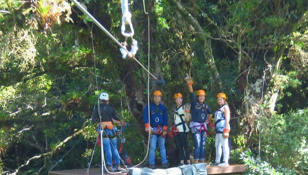 Tirolina en el Parque Nacional La Amistad - Foto 5, Una de las plataformas del circuito