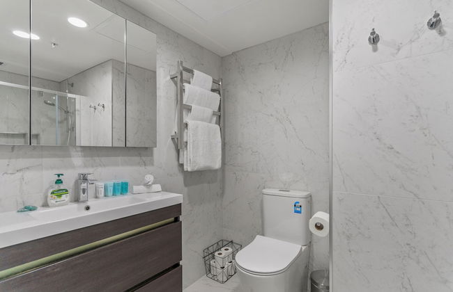 Sea City Views Takapuna Studio w Carpark - Foto 19