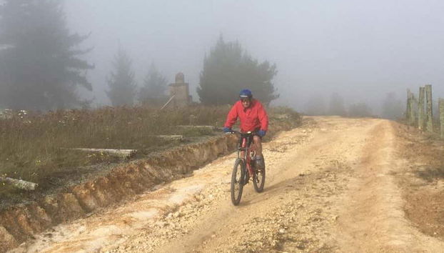 Pédaler sur les chemins de Suesca