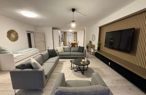 140qm - 4 Zimmer- Parkplatz - Autobahn - blauer See - MalliBase Apartments - Foto 11