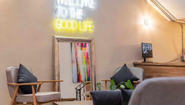 Sala de estar do lobby