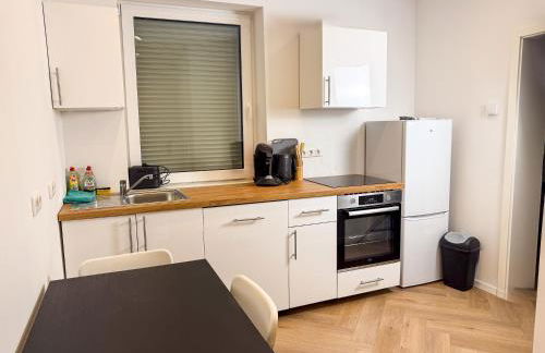 Ruhr Business Apartments Essen Apartment mit 5 Einzelbetten Privat Parkplatz - Foto 16