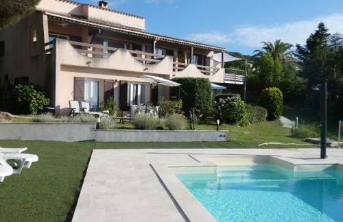 Corsicadream Arone superbe appartement dans villa, vue panoramique mer, piscine, proche Porticcio - Foto 2