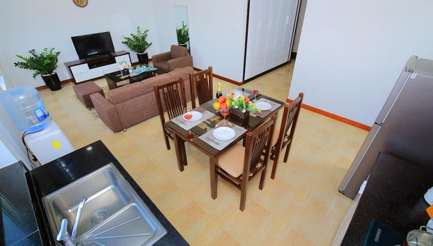 Zona de estar del vestíbulo