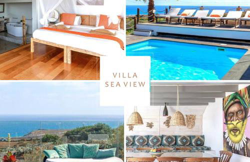 Sea View Villa mit 5 Schlafzimmern, Heated Pool, PS4, Fitnessraum - Foto 1