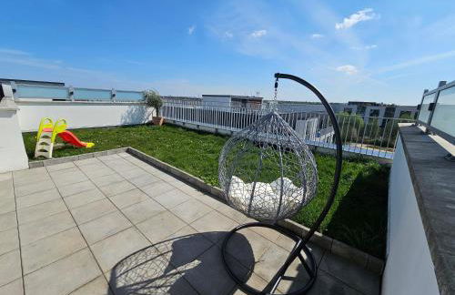 City Center Rooftop 7pers Parking Disney Paris free wifi - Foto 24